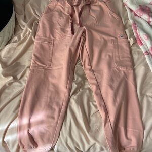 Figs pink sand SP joggers